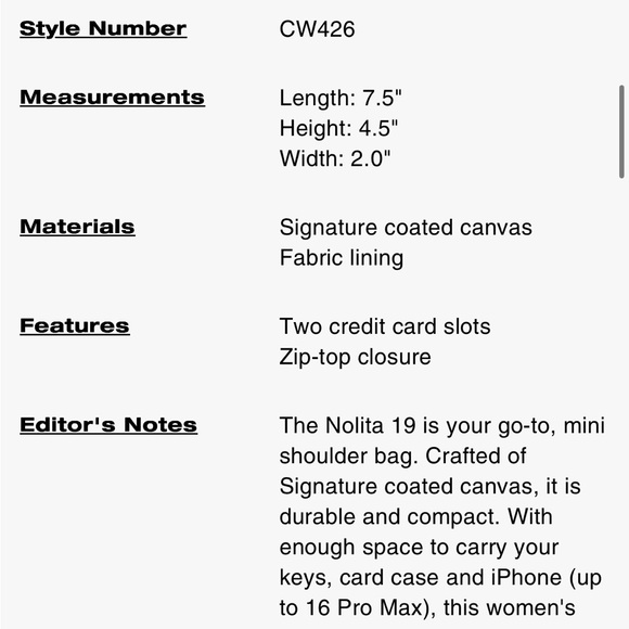 Coach Nolita 19 - Picture 5 of 5